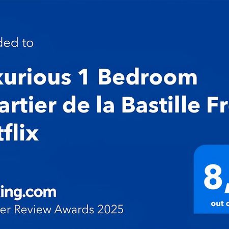 Luxurious 1 Bedroom Quartier De La Bastille Free Netflix Париж Экстерьер фото