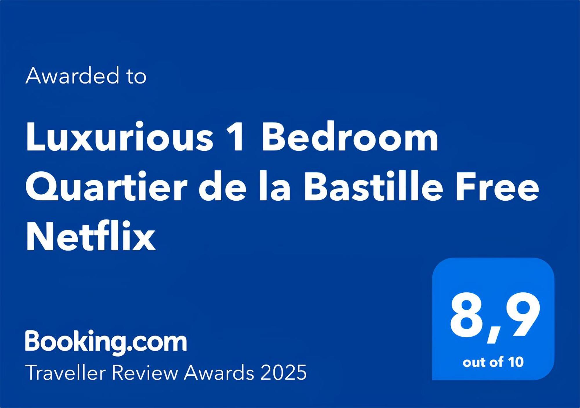 Luxurious 1 Bedroom Quartier De La Bastille Free Netflix Париж Экстерьер фото